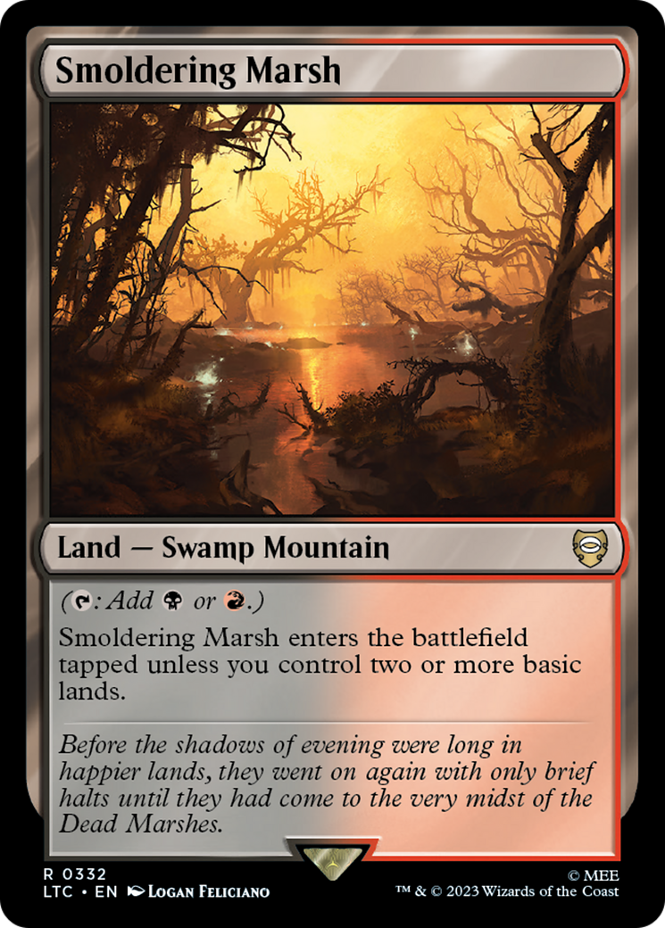 Smoldering Marsh [The Lord of the Rings: Tales of Middle-Earth Commander] | Card Citadel