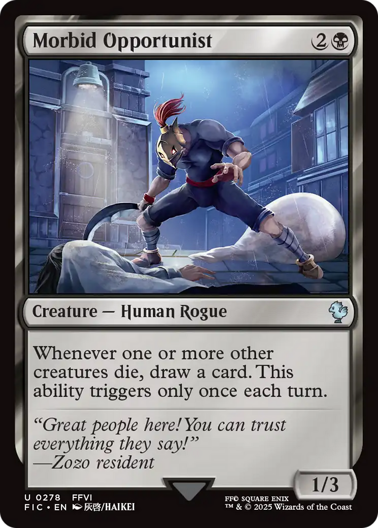 Morbid Opportunist [FINAL FANTASY Commander] | Card Citadel
