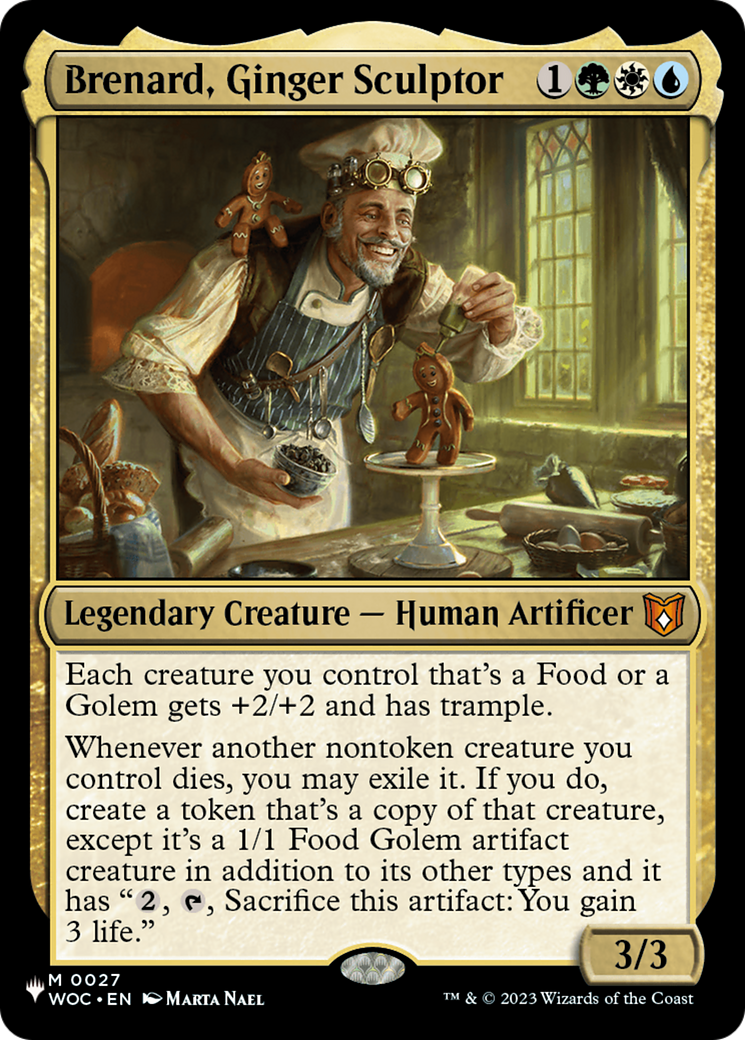 Brenard, Ginger Sculptor (WOC) [The List] | Card Citadel