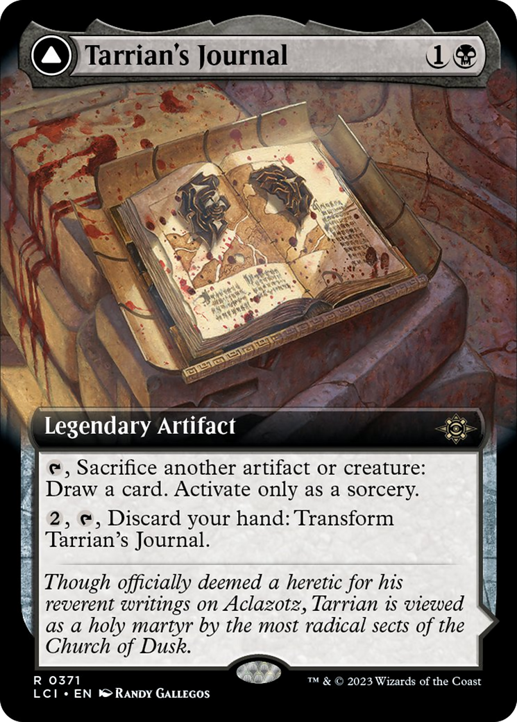 Tarrian's Journal // The Tomb of Aclazotz (Extended Art) [The Lost Caverns of Ixalan] | Card Citadel