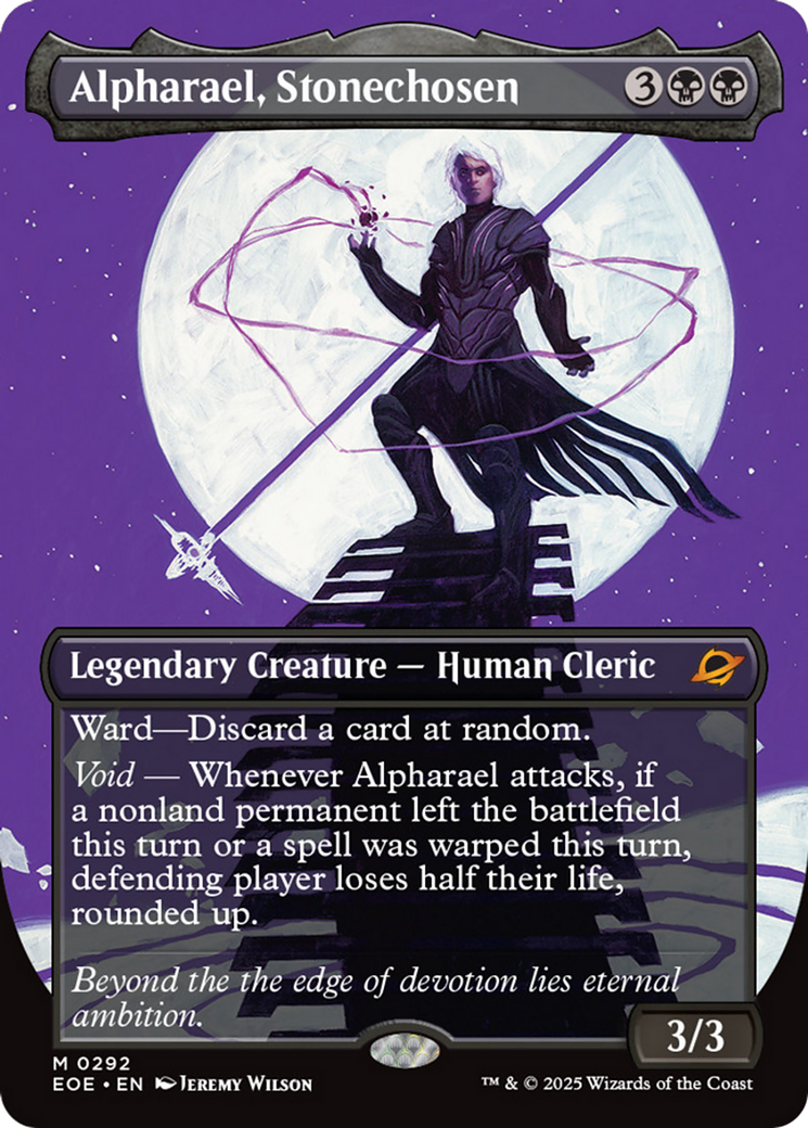 Alpharael, Stonechosen (Borderless) [Edge of Eternities] | Card Citadel