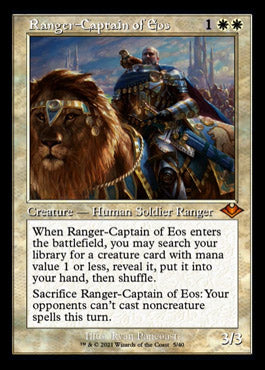 Ranger-Captain of Eos (Retro Foil Etched) [Modern Horizons] | Card Citadel