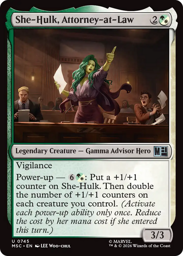 She-Hulk, Wallbreaker (Surge Foil) [Marvel Super Heroes Commander] | Card Citadel