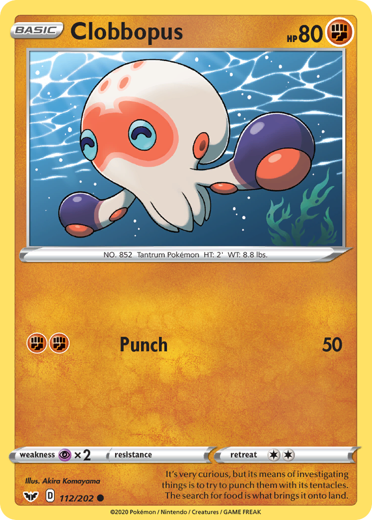 Clobbopus (112/202) [Sword & Shield: Base Set] | Card Citadel