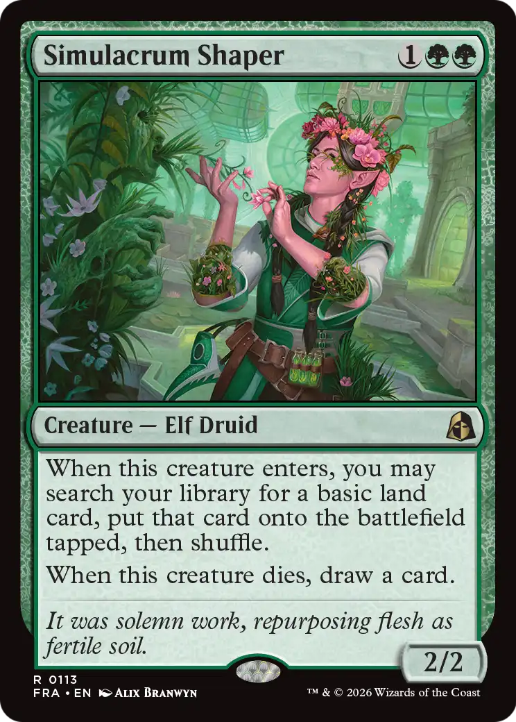 Simulacrum Shaper [Reality Fracture] | Card Citadel