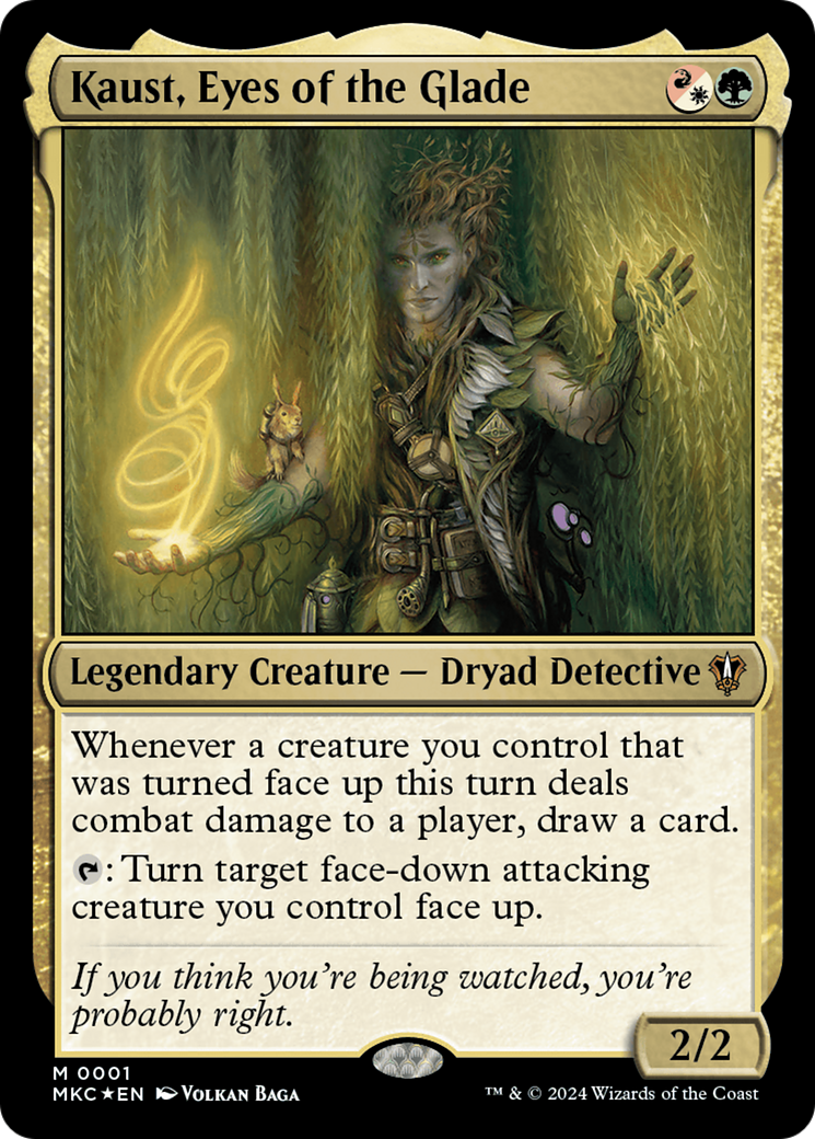 Kaust, Eyes of the Glade [Murders at Karlov Manor Commander] | Card Citadel