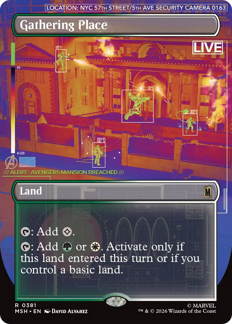 Gathering Place (Borderless) [Marvel Super Heroes] | Card Citadel