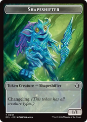 Shapeshifter // Map Double-Sided Token [Lorwyn Eclipsed Tokens] | Card Citadel