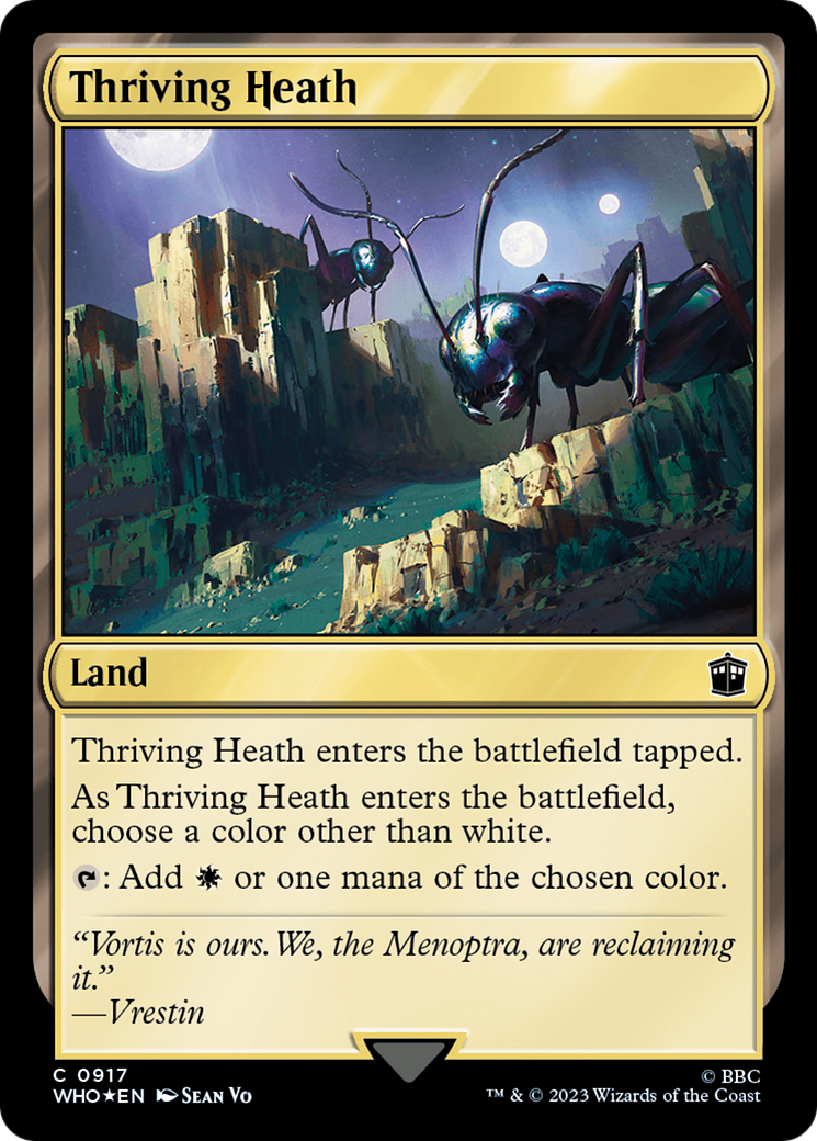 Thriving Heath (Surge Foil) [Doctor Who] | Card Citadel