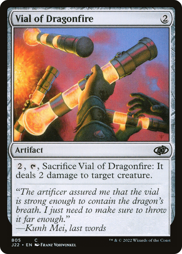 Vial of Dragonfire [Jumpstart 2022] | Card Citadel