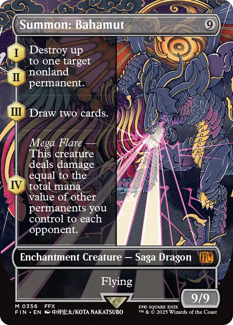 Summon: Bahamut (Borderless) [FINAL FANTASY] | Card Citadel