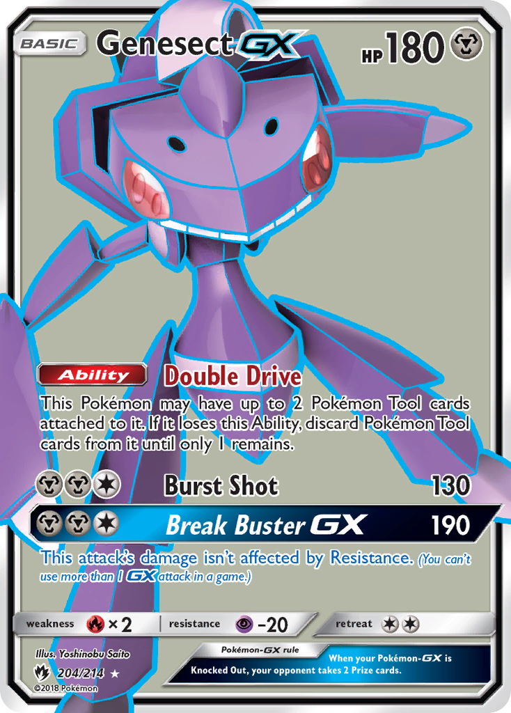 Genesect GX (204/214) [Sun & Moon: Lost Thunder] | Card Citadel