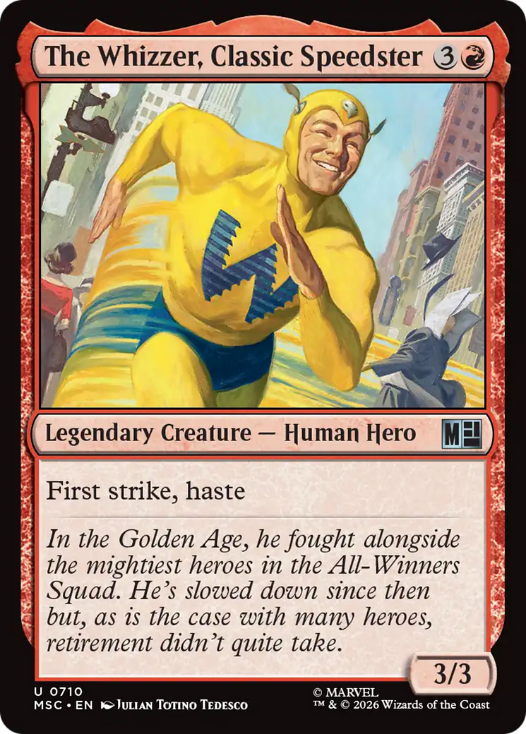 The Whizzer, Classic Speedster [Marvel Super Heroes Commander] | Card Citadel