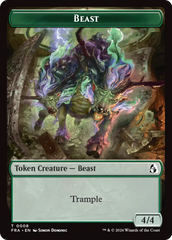 Angel (0003) // Beast Double-Sided Token [Reality Fracture Tokens] | Card Citadel
