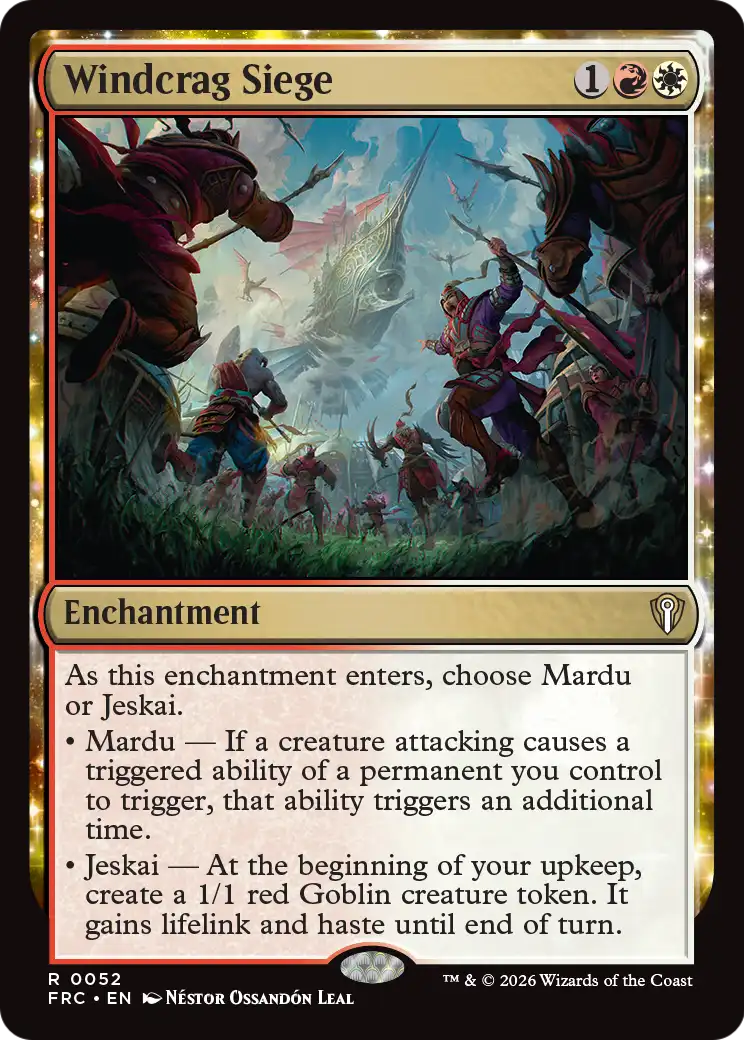 Windcrag Siege [Reality Fracture Commander] | Card Citadel