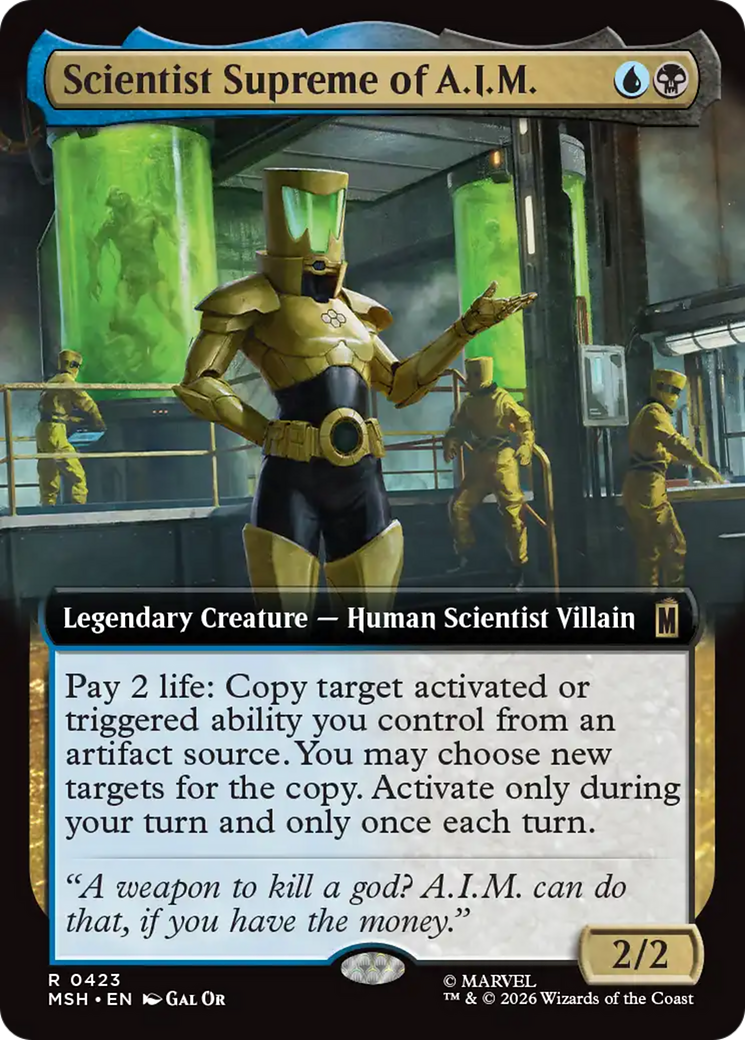 Scientist Supreme of A.I.M. (Extended Art) [Marvel Super Heroes] | Card Citadel