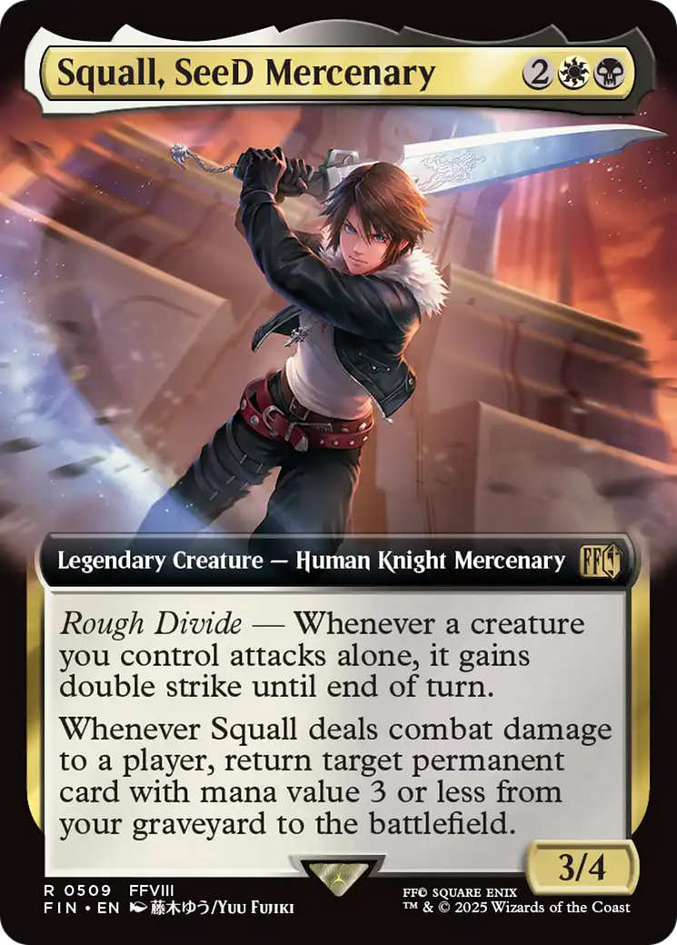 Squall, SeeD Mercenary (Extended Art) [FINAL FANTASY] | Card Citadel