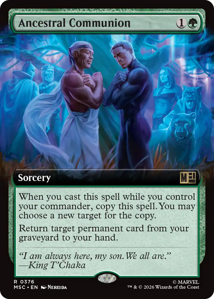 Ancestral Communion (Extended Art) [Marvel Super Heroes Commander] | Card Citadel