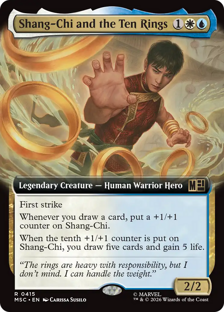 Shang-Chi and the Ten Rings (Extended Art) [Marvel Super Heroes Commander] | Card Citadel