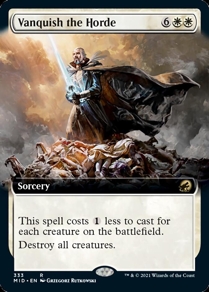 Vanquish the Horde (Extended Art) [Innistrad: Midnight Hunt] | Card Citadel