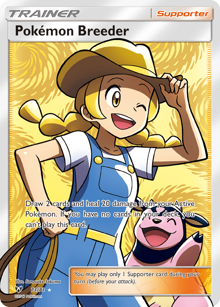 Pokemon Breeder (73/73) [Sun & Moon: Shining Legends] | Card Citadel