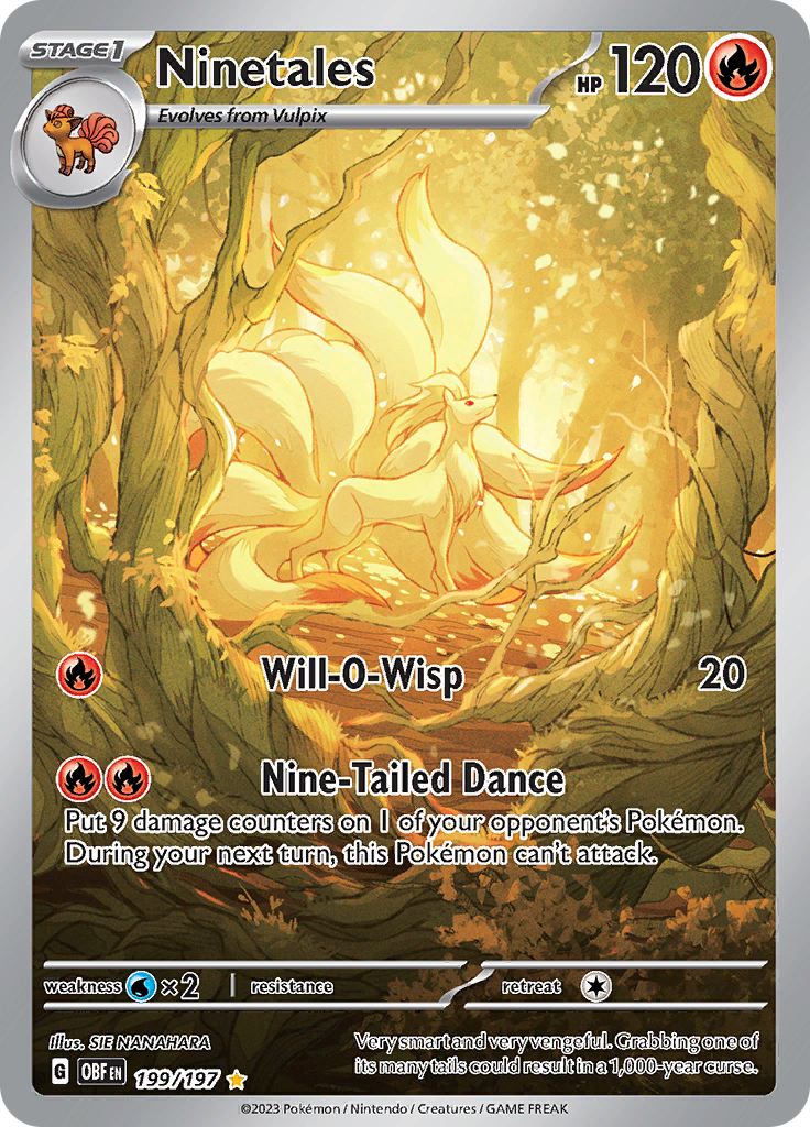 Ninetales (199/197) [Scarlet & Violet: Obsidian Flames] | Card Citadel
