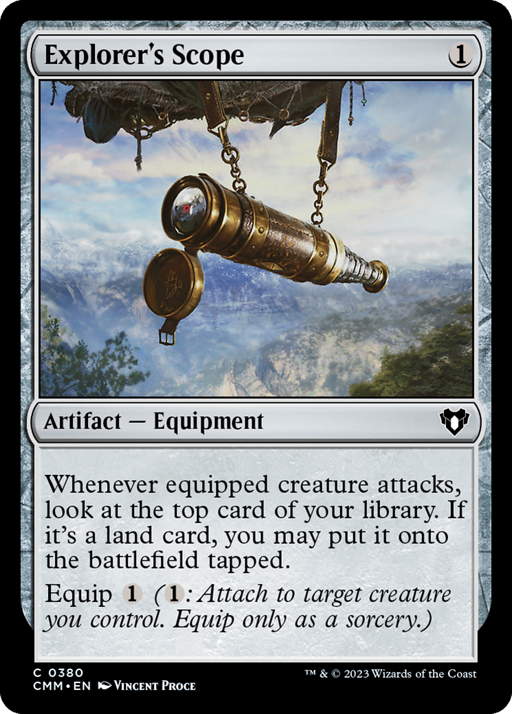 Explorer's Scope [Commander Masters] | Card Citadel