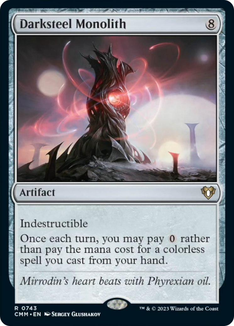 Darksteel Monolith [Commander Masters] | Card Citadel