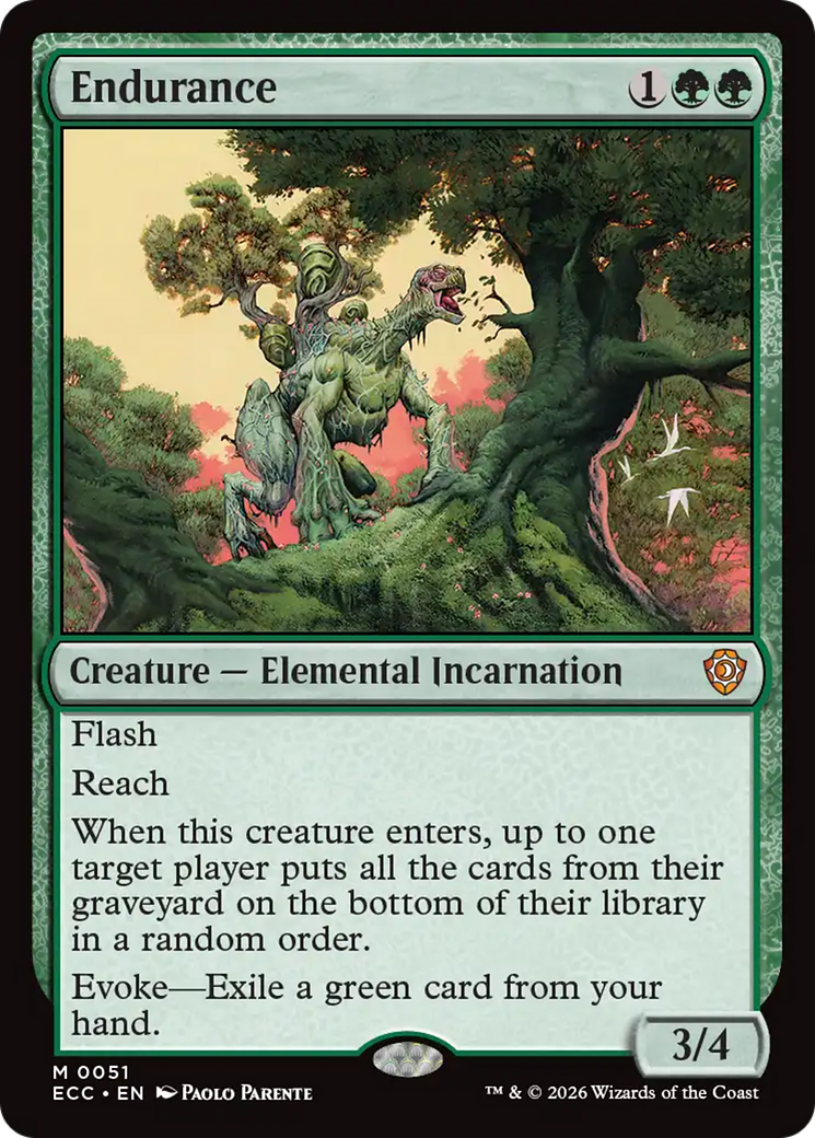 Endurance [Lorwyn Eclipsed Commander] | Card Citadel