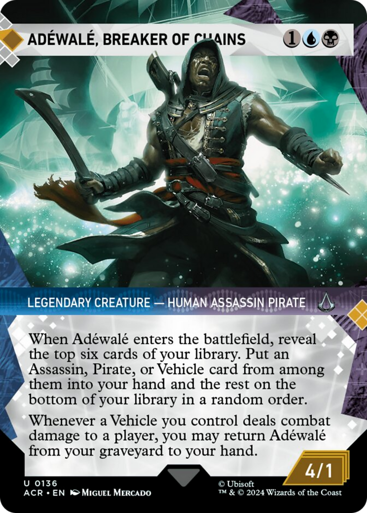Adewale, Breaker of Chains (Showcase) [Assassin's Creed] | Card Citadel
