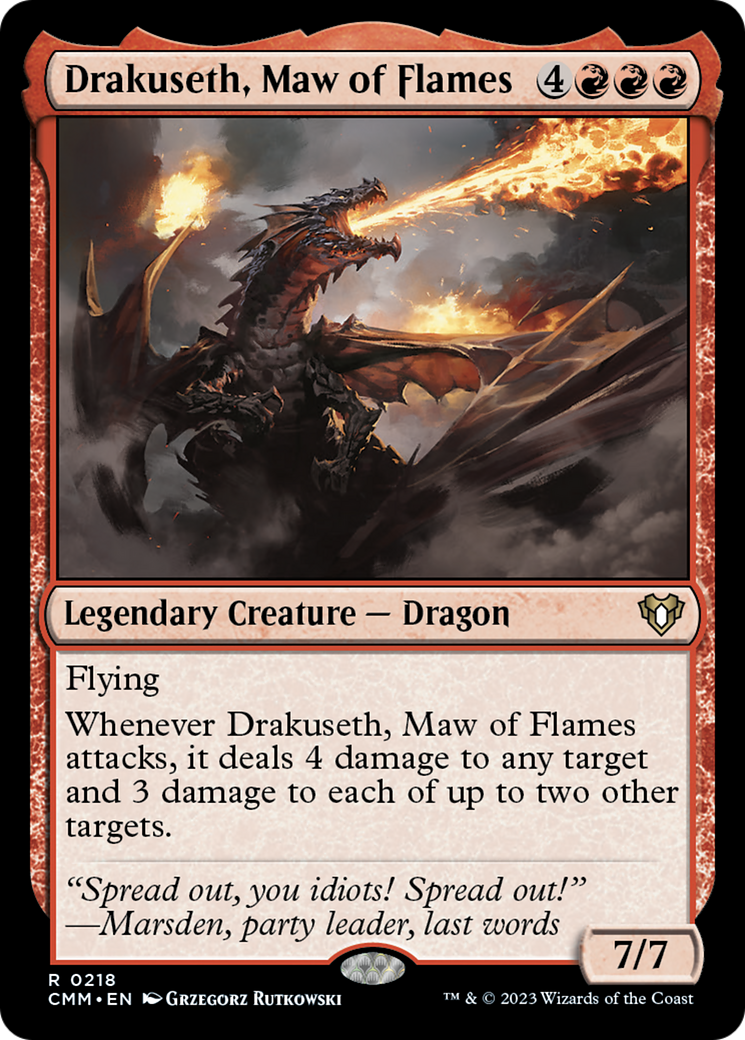 Drakuseth, Maw of Flames [Commander Masters] | Card Citadel