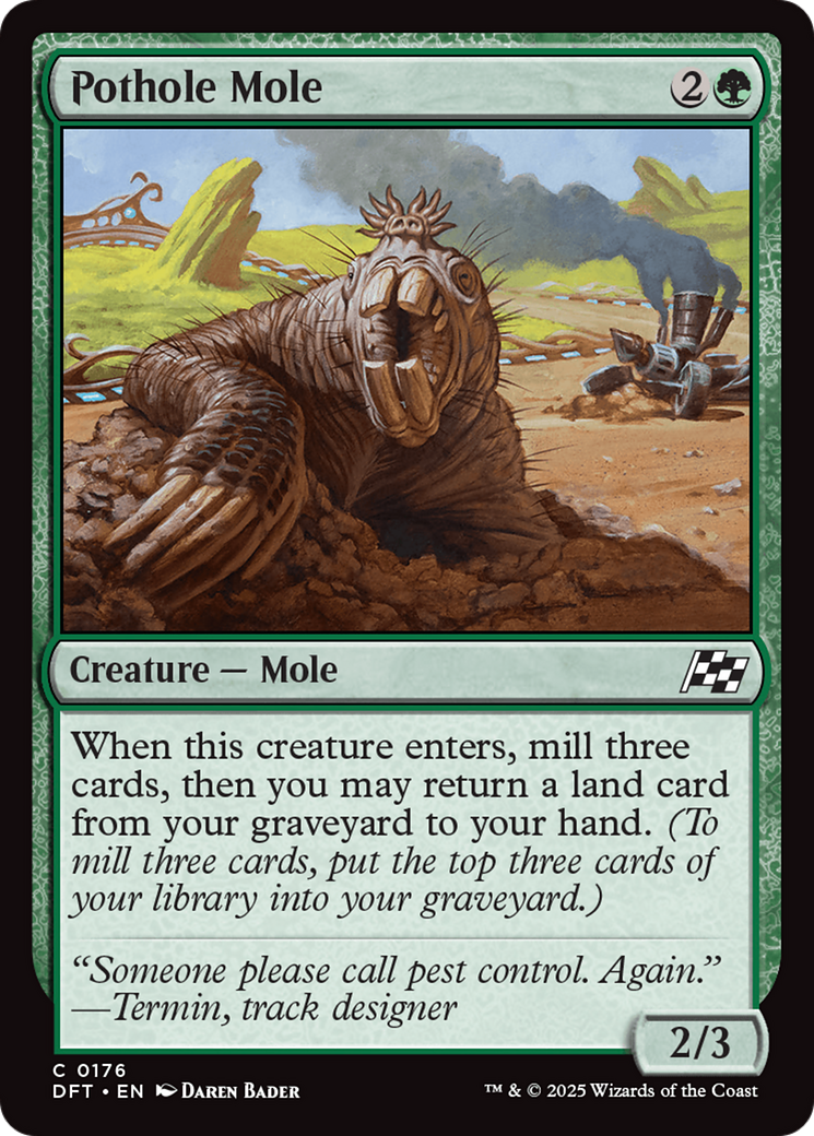 Pothole Mole [Aetherdrift] | Card Citadel