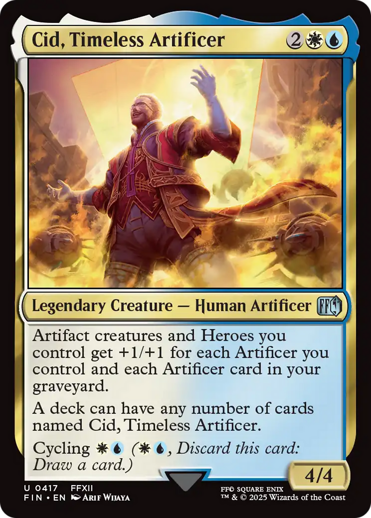 Cid, Timeless Artificer (0417) [FINAL FANTASY] | Card Citadel