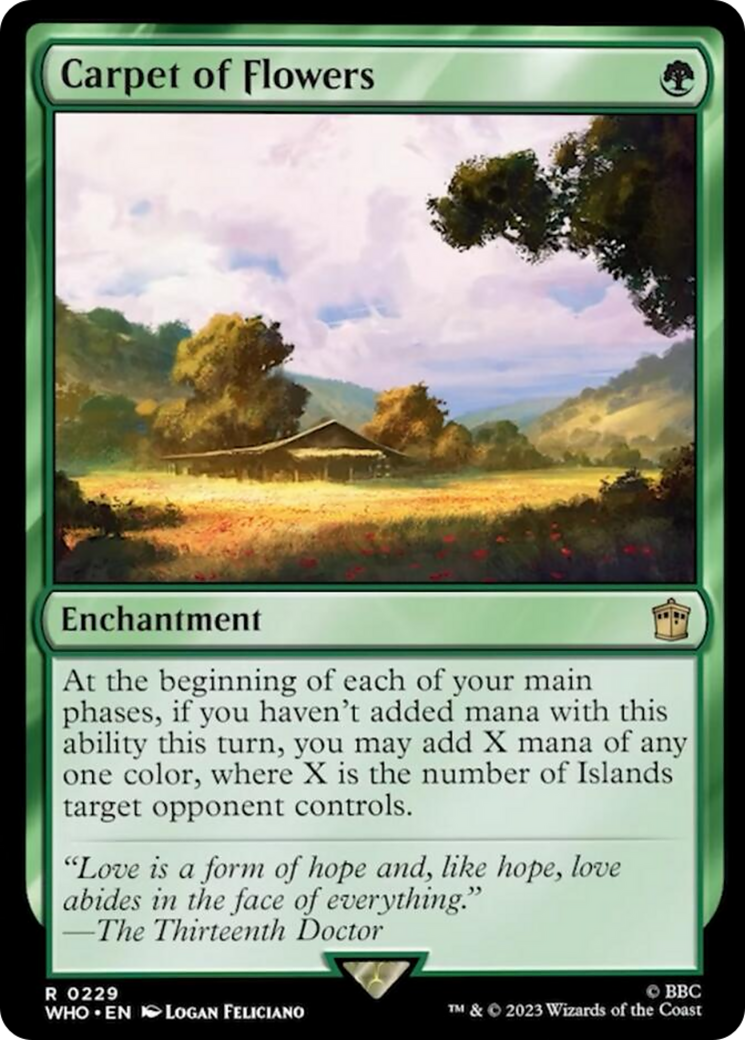 Carpet of Flowers [Doctor Who] | Card Citadel