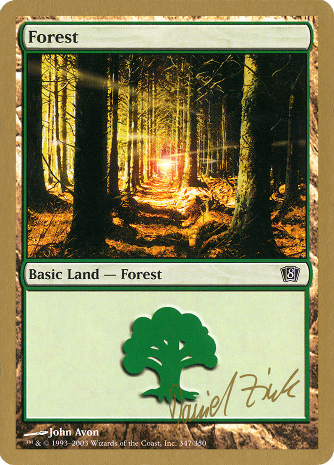 Forest (dz347) (Daniel Zink) [World Championship Decks 2003] | Card Citadel
