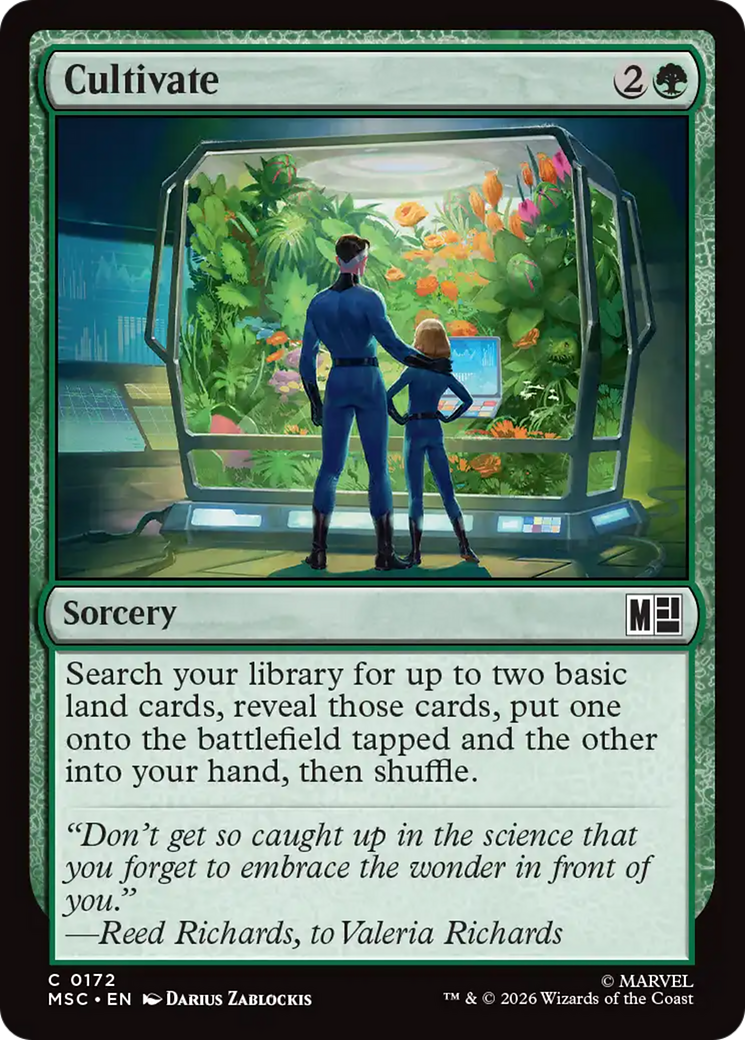 Cultivate [Marvel Super Heroes Commander] | Card Citadel