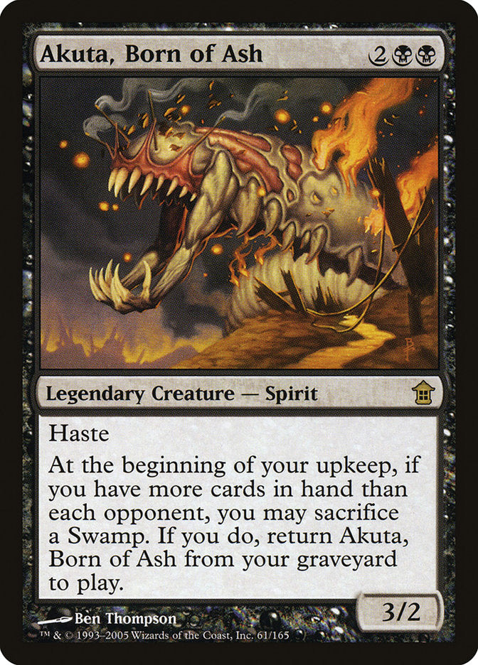 Akuta, Born of Ash [Saviors of Kamigawa] | Card Citadel