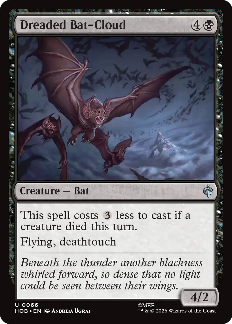 Dreaded Bat-Cloud [The Hobbit] | Card Citadel