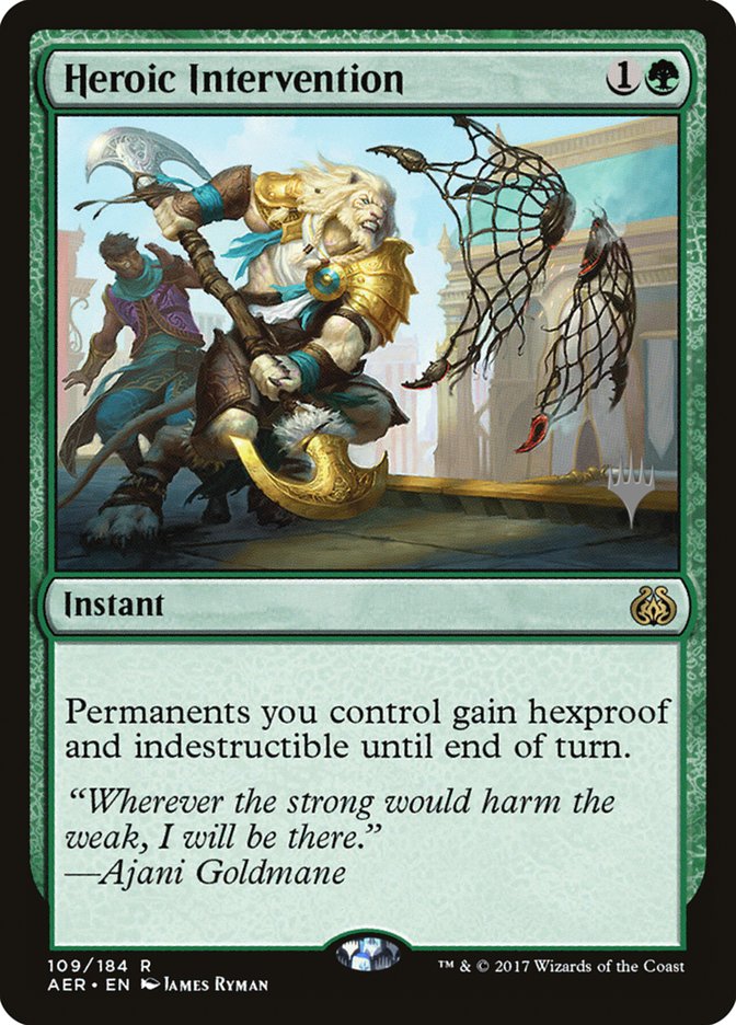 Heroic Intervention (Promo Pack) [Aether Revolt Promos] | Card Citadel