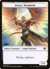 Elf Warrior // Angel Warrior Double-Sided Token [Kaldheim Tokens] | Card Citadel