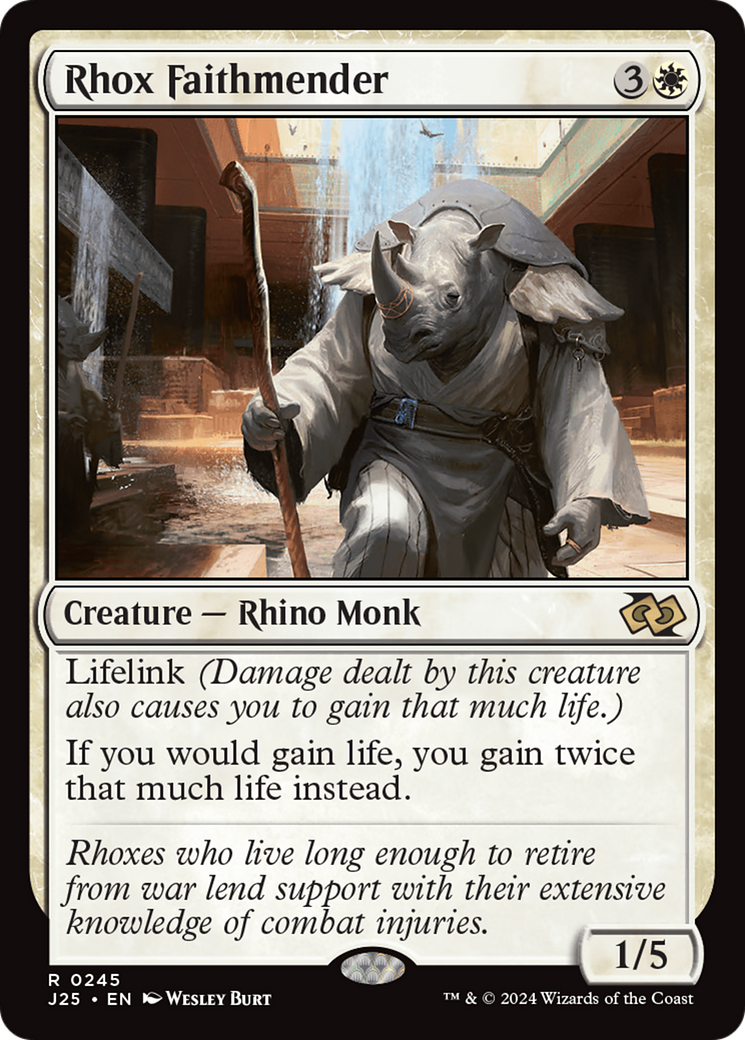 Rhox Faithmender [Foundations Jumpstart] | Card Citadel