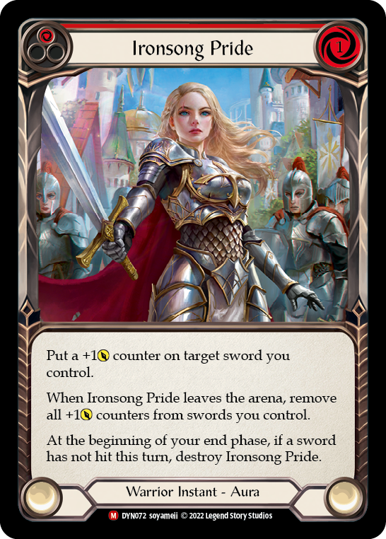 Ironsong Pride [DYN072] (Dynasty)  Rainbow Foil | Card Citadel