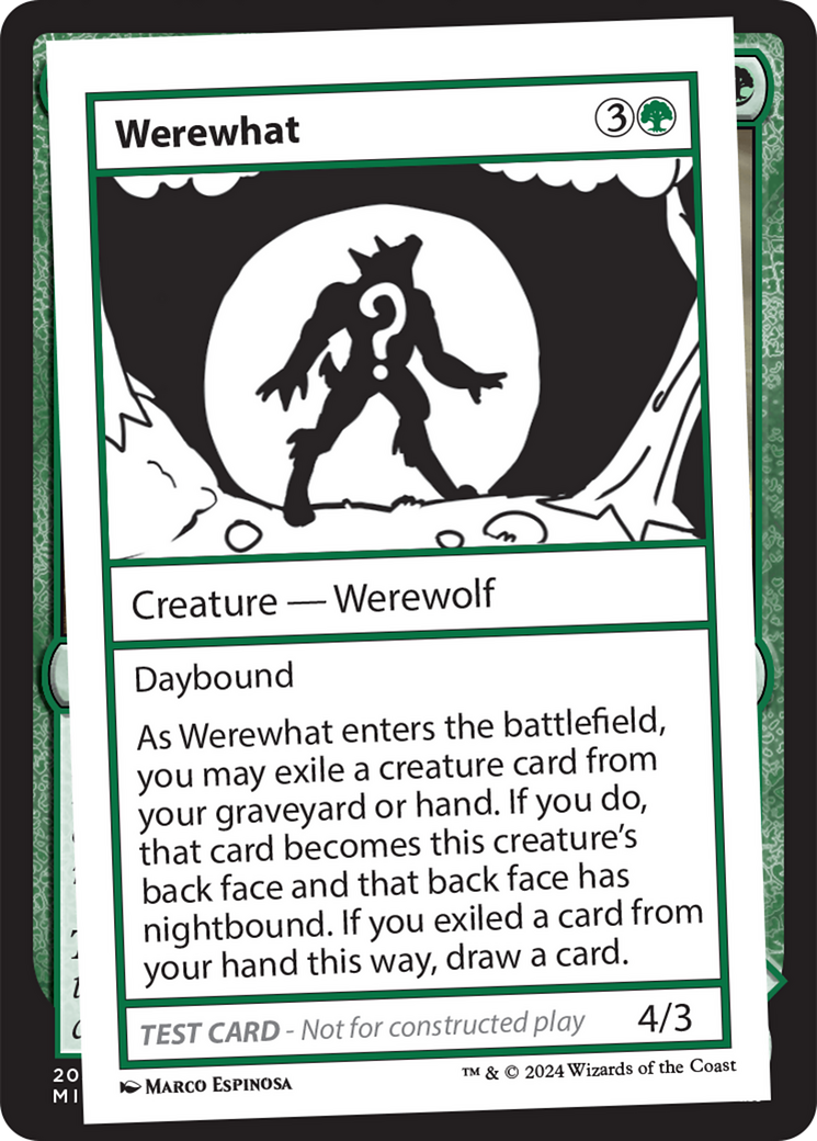 Werewhat [Mystery Booster 2 Playtest Cards] | Card Citadel