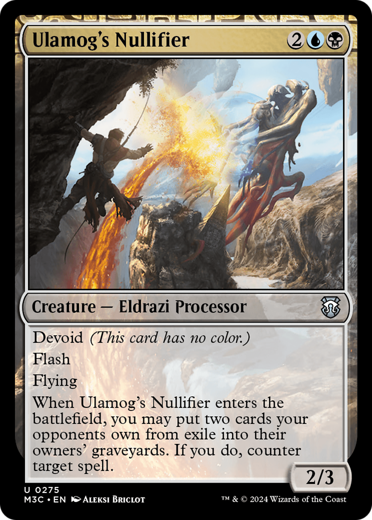 Ulamog's Nullifier (Ripple Foil) [Modern Horizons 3 Commander] | Card Citadel