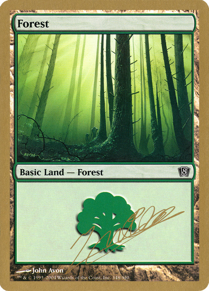 Forest (jn348) (Julien Nuijten) [World Championship Decks 2004] | Card Citadel