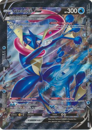 Greninja V-Union (Jumbo Card) [Sword & Shield: Black Star Promos] | Card Citadel