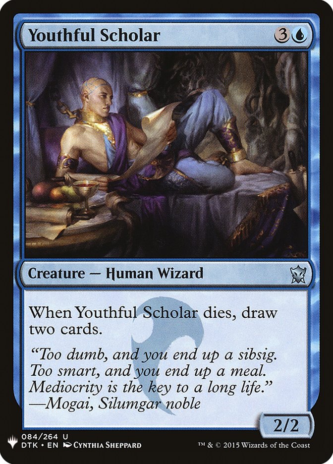 Youthful Scholar [Mystery Booster] | Card Citadel