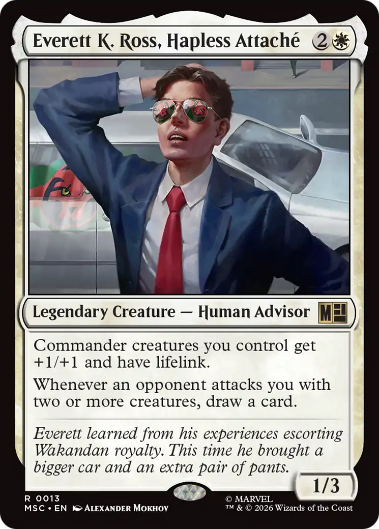 Everett K. Ross, Hapless Attache [Marvel Super Heroes Commander] | Card Citadel