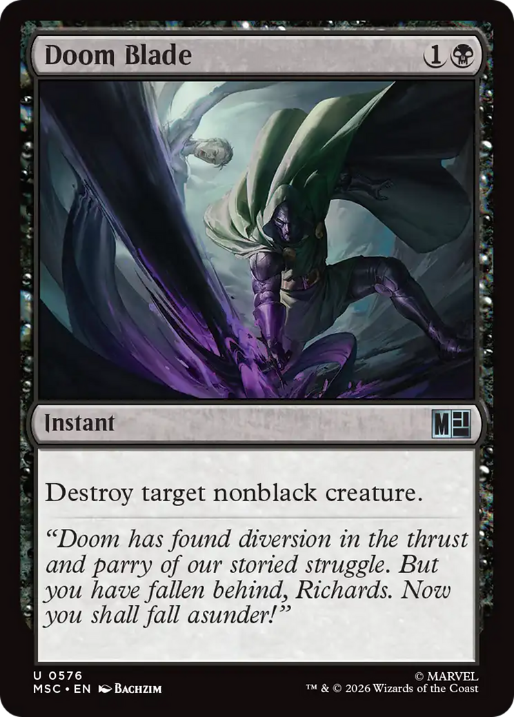 Doom Blade [Marvel Super Heroes Commander] | Card Citadel