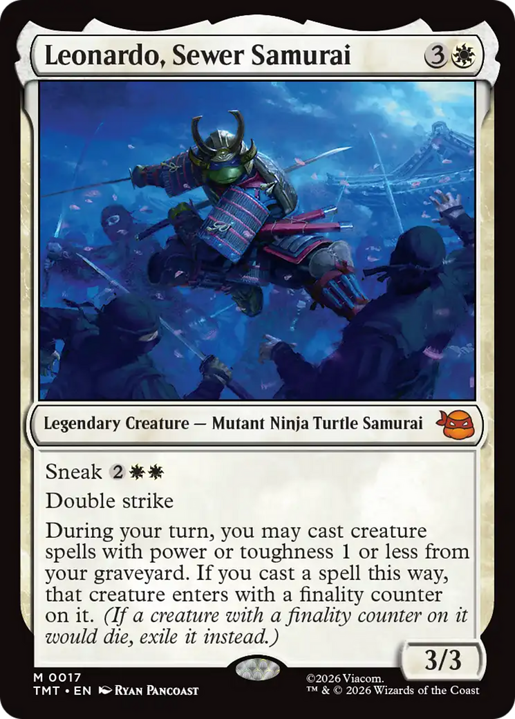 Leonardo, Sewer Samurai [Teenage Mutant Ninja Turtles] | Card Citadel
